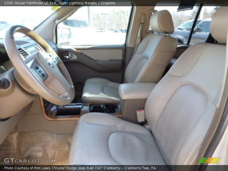 Silver Lightning Metallic / Graphite 2005 Nissan Pathfinder LE 4x4