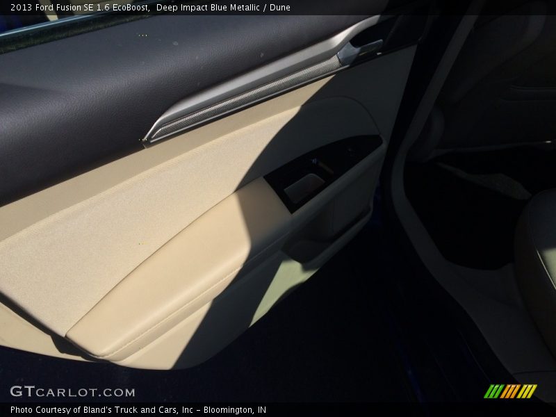 Deep Impact Blue Metallic / Dune 2013 Ford Fusion SE 1.6 EcoBoost