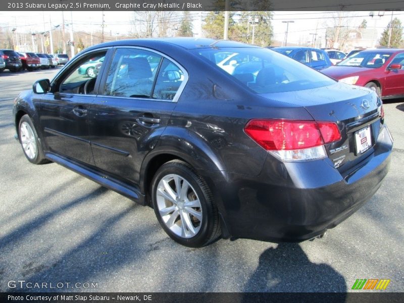 Graphite Gray Metallic / Black 2013 Subaru Legacy 2.5i Premium