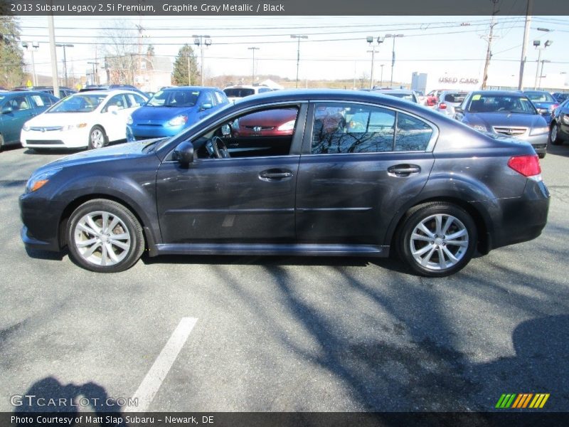 Graphite Gray Metallic / Black 2013 Subaru Legacy 2.5i Premium