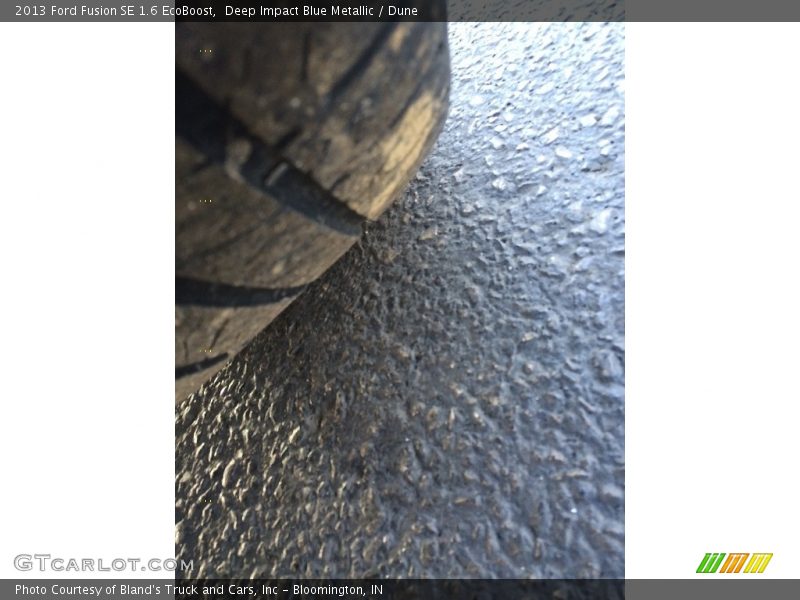 Deep Impact Blue Metallic / Dune 2013 Ford Fusion SE 1.6 EcoBoost