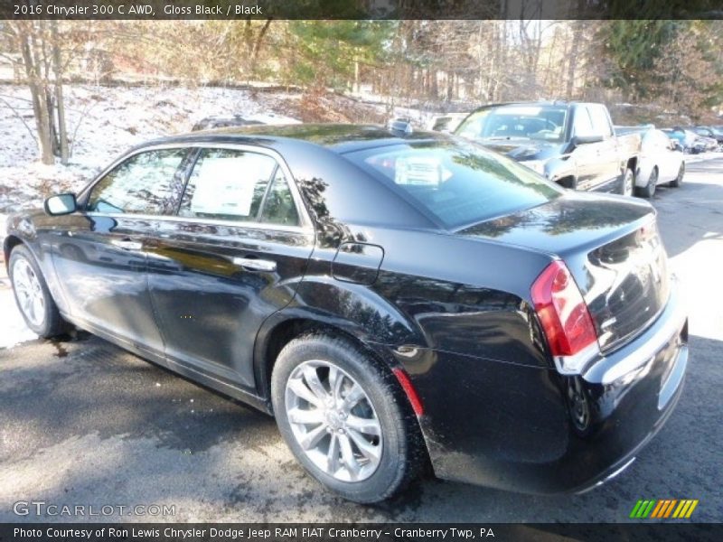 Gloss Black / Black 2016 Chrysler 300 C AWD