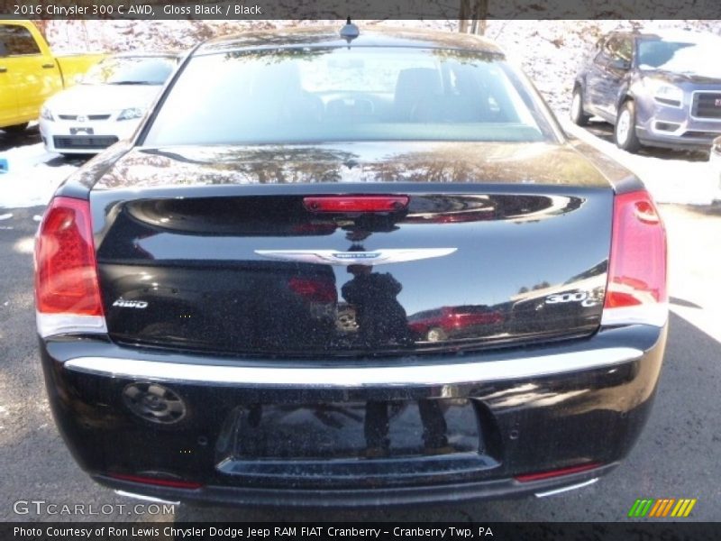 Gloss Black / Black 2016 Chrysler 300 C AWD