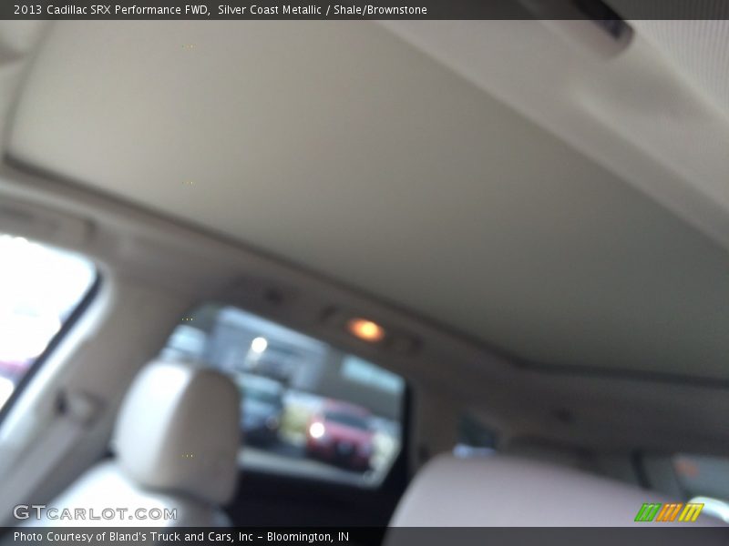 Silver Coast Metallic / Shale/Brownstone 2013 Cadillac SRX Performance FWD