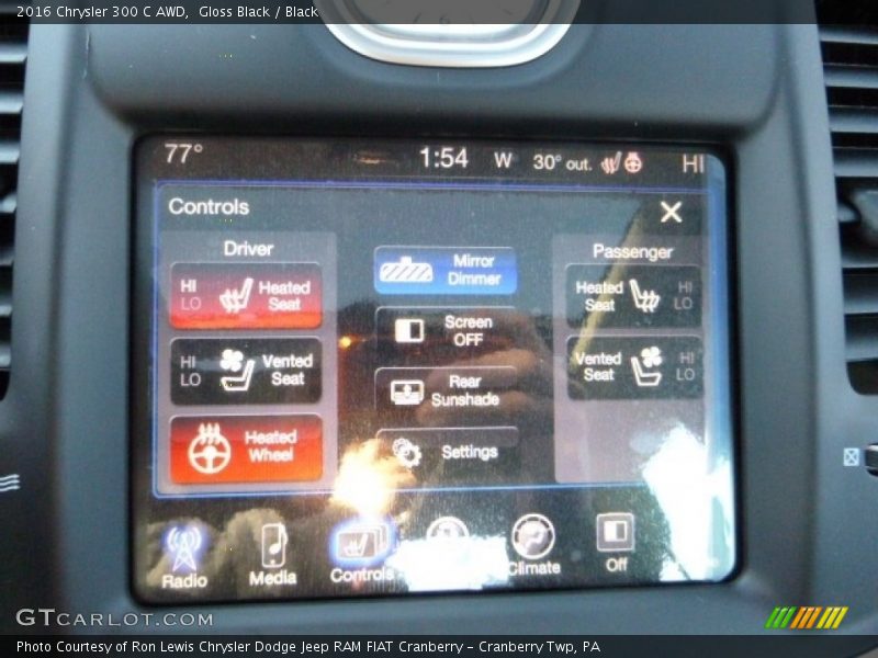 Gloss Black / Black 2016 Chrysler 300 C AWD