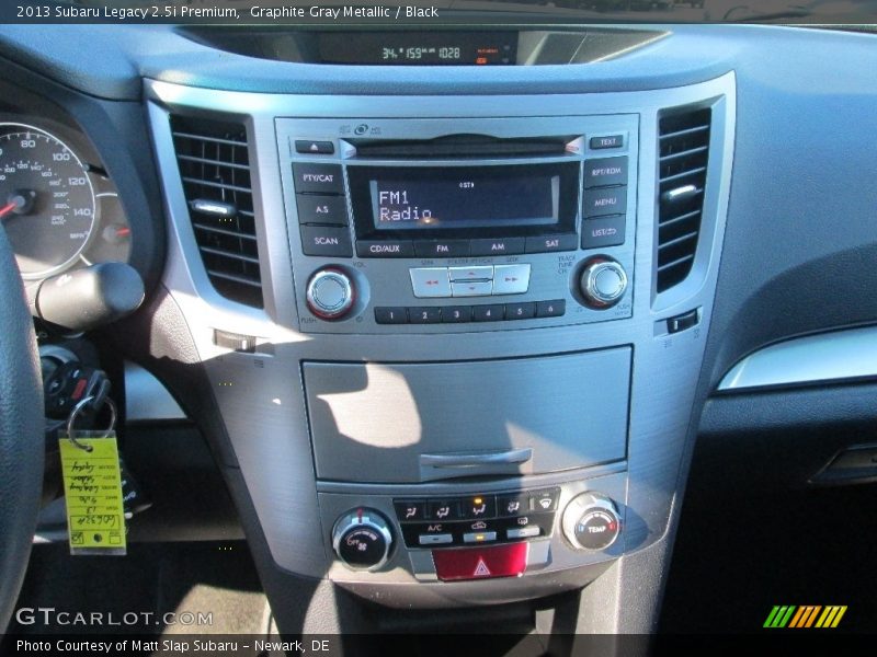 Graphite Gray Metallic / Black 2013 Subaru Legacy 2.5i Premium