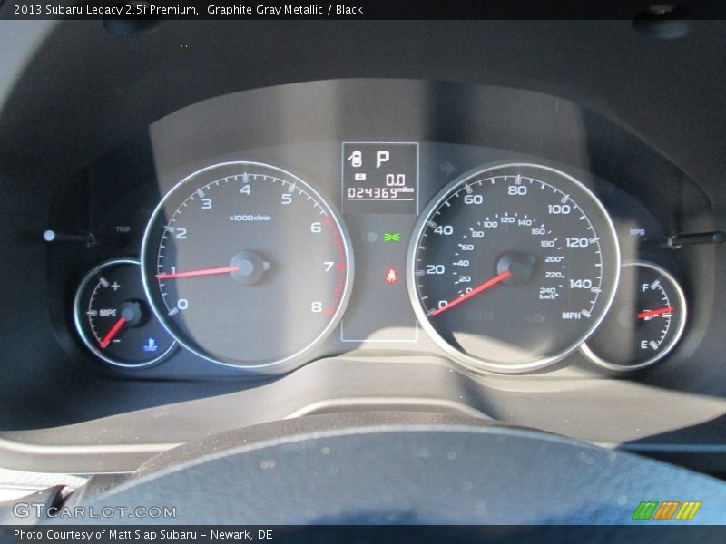 Graphite Gray Metallic / Black 2013 Subaru Legacy 2.5i Premium