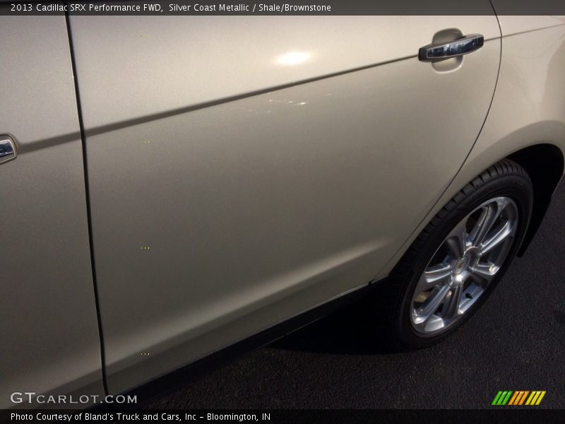 Silver Coast Metallic / Shale/Brownstone 2013 Cadillac SRX Performance FWD