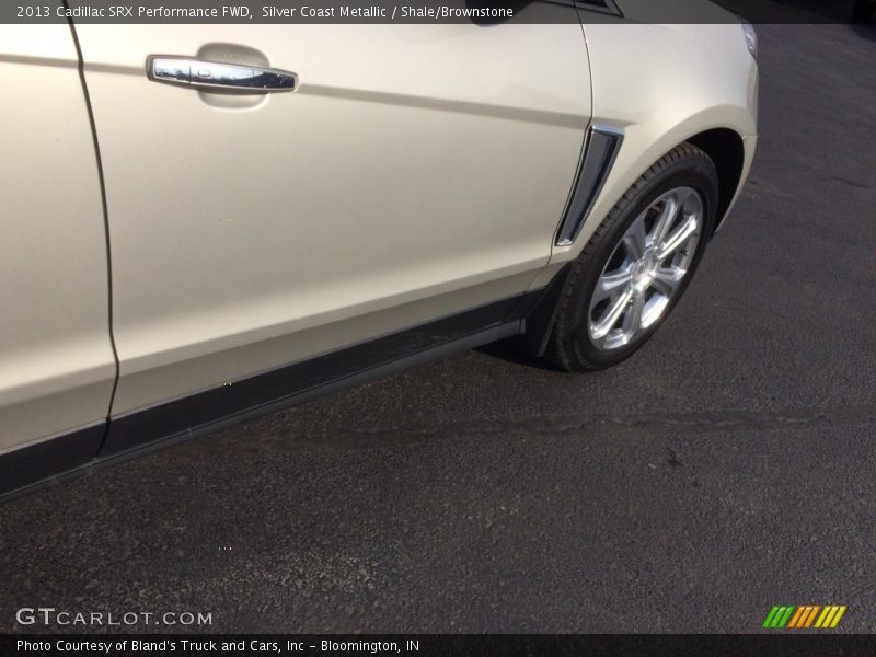 Silver Coast Metallic / Shale/Brownstone 2013 Cadillac SRX Performance FWD