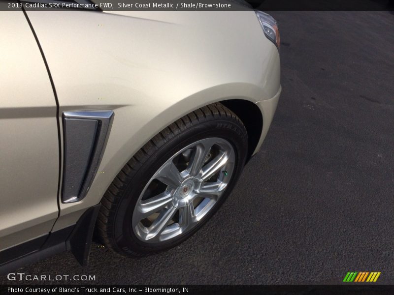 Silver Coast Metallic / Shale/Brownstone 2013 Cadillac SRX Performance FWD