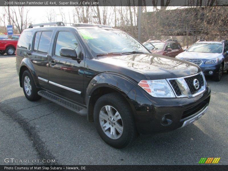 Super Black / Cafe Latte 2008 Nissan Pathfinder LE 4x4