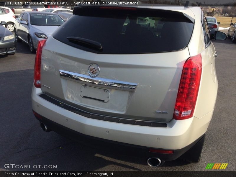 Silver Coast Metallic / Shale/Brownstone 2013 Cadillac SRX Performance FWD