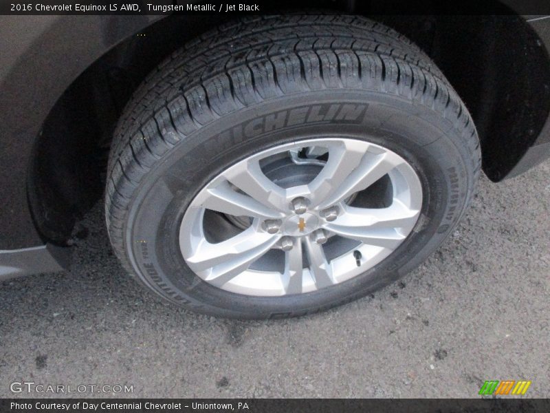 Tungsten Metallic / Jet Black 2016 Chevrolet Equinox LS AWD