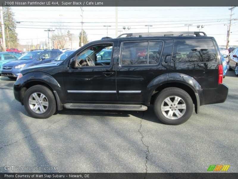 Super Black / Cafe Latte 2008 Nissan Pathfinder LE 4x4