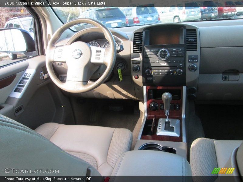 Super Black / Cafe Latte 2008 Nissan Pathfinder LE 4x4