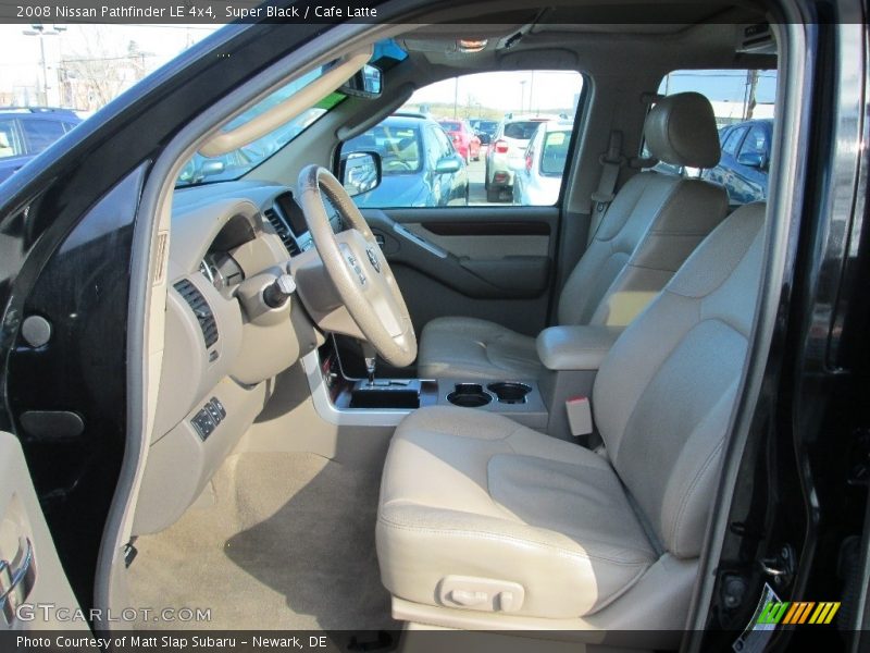 Super Black / Cafe Latte 2008 Nissan Pathfinder LE 4x4