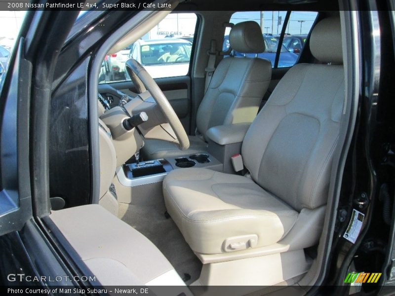 Super Black / Cafe Latte 2008 Nissan Pathfinder LE 4x4