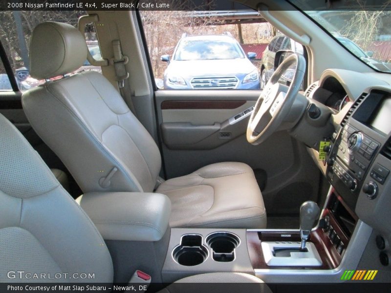 Super Black / Cafe Latte 2008 Nissan Pathfinder LE 4x4