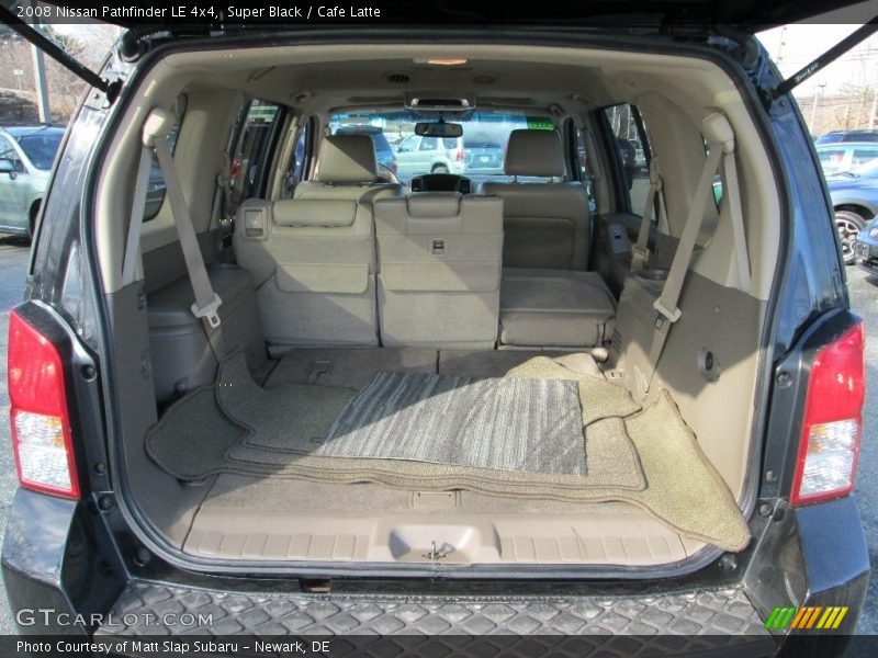 Super Black / Cafe Latte 2008 Nissan Pathfinder LE 4x4