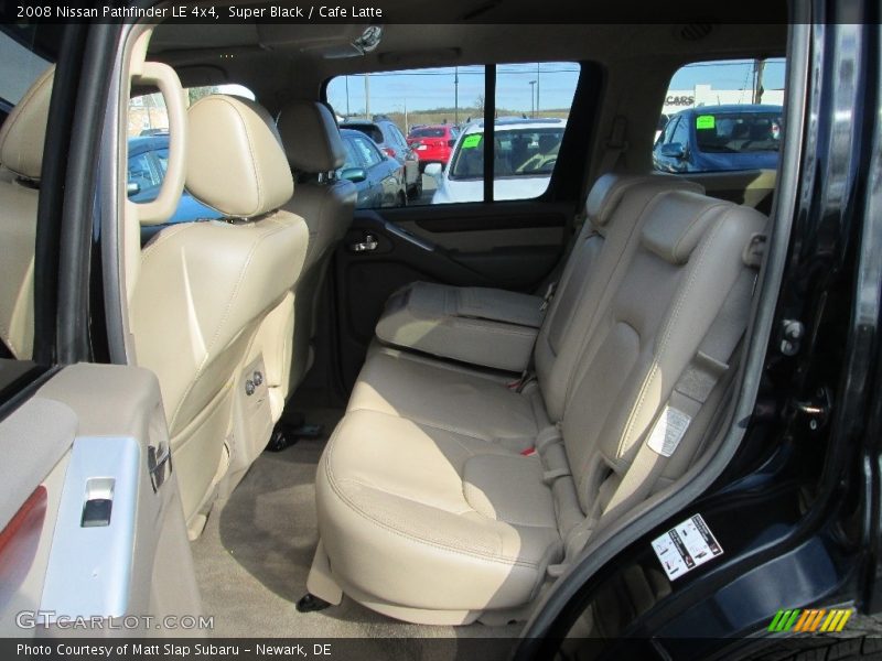 Super Black / Cafe Latte 2008 Nissan Pathfinder LE 4x4