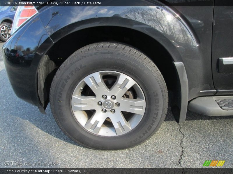Super Black / Cafe Latte 2008 Nissan Pathfinder LE 4x4