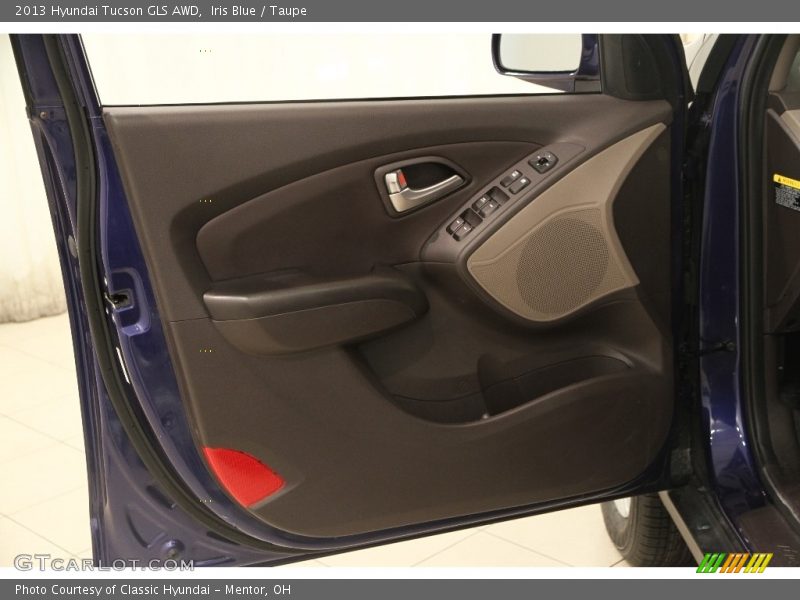 Iris Blue / Taupe 2013 Hyundai Tucson GLS AWD