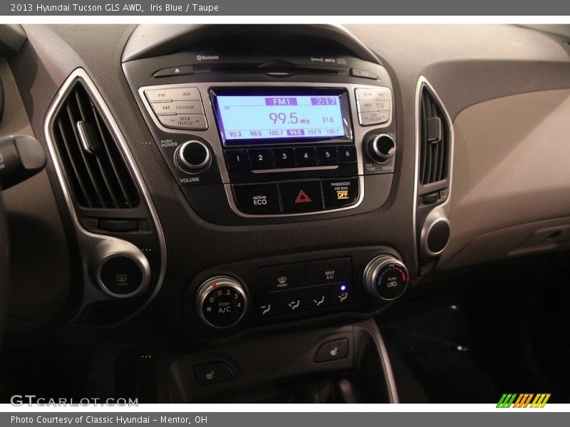 Iris Blue / Taupe 2013 Hyundai Tucson GLS AWD