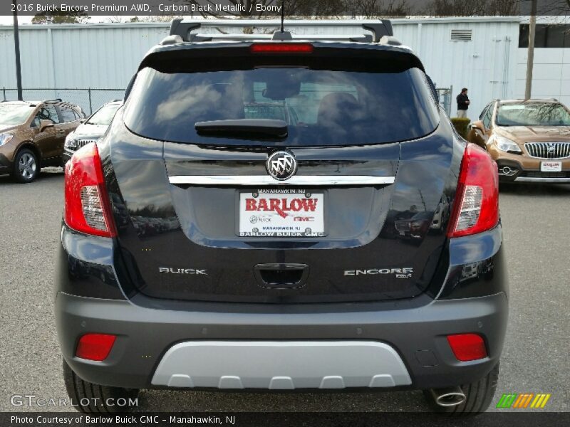 Carbon Black Metallic / Ebony 2016 Buick Encore Premium AWD