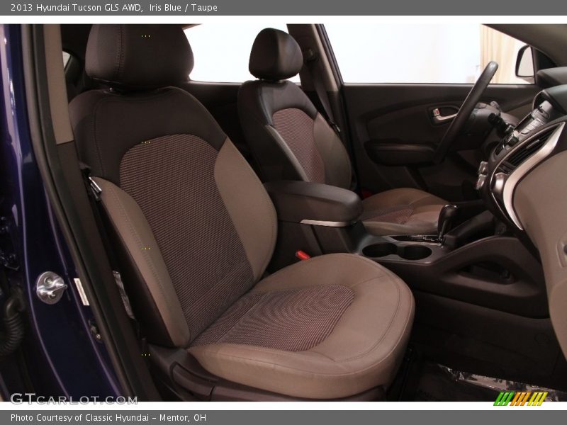 Iris Blue / Taupe 2013 Hyundai Tucson GLS AWD
