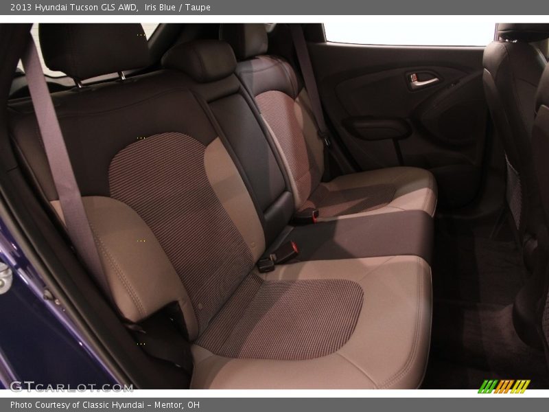 Iris Blue / Taupe 2013 Hyundai Tucson GLS AWD