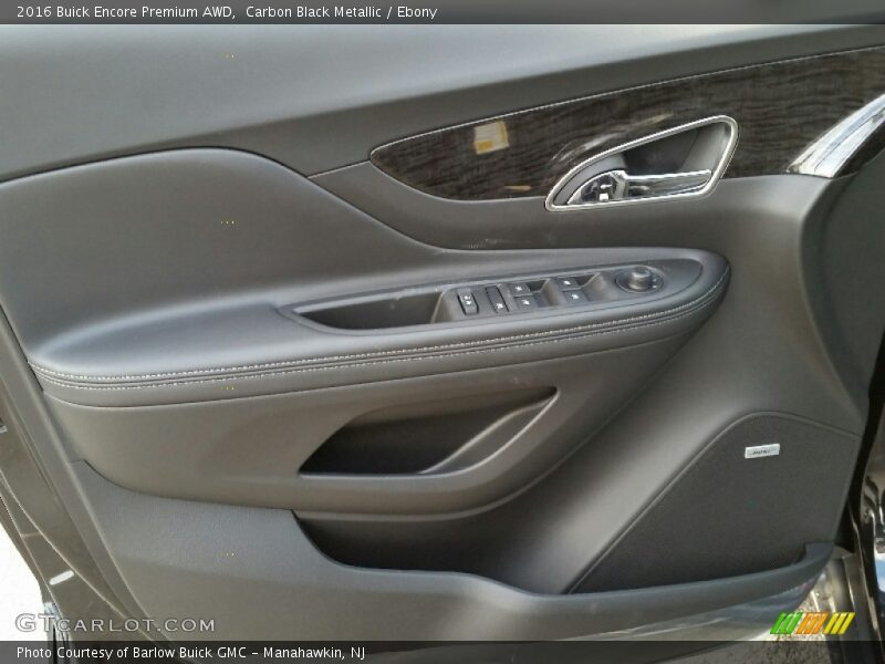Carbon Black Metallic / Ebony 2016 Buick Encore Premium AWD