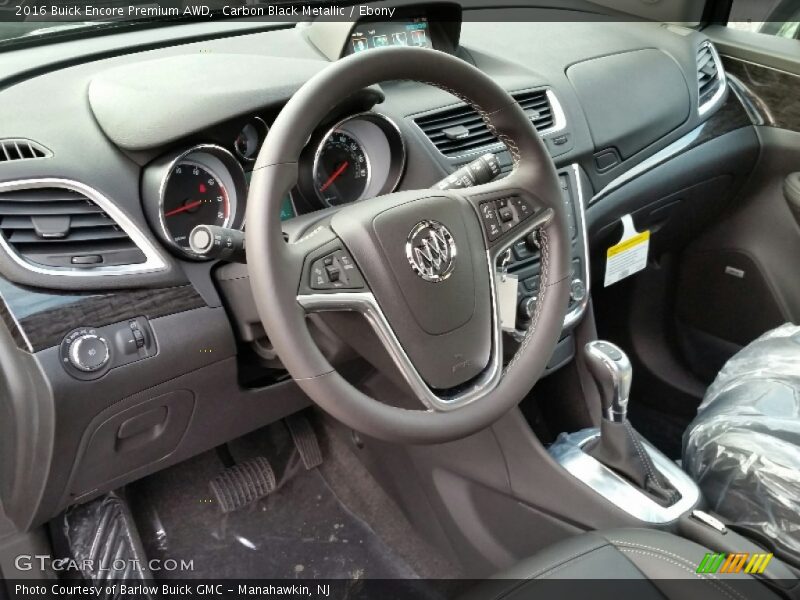 Carbon Black Metallic / Ebony 2016 Buick Encore Premium AWD