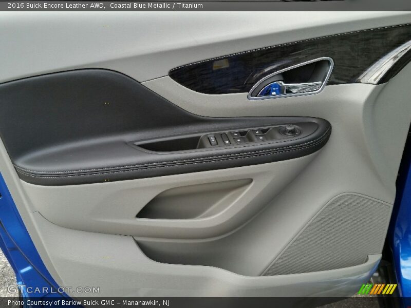 Coastal Blue Metallic / Titanium 2016 Buick Encore Leather AWD