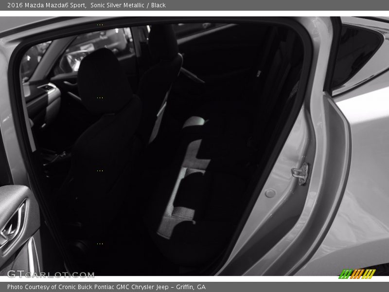 Sonic Silver Metallic / Black 2016 Mazda Mazda6 Sport