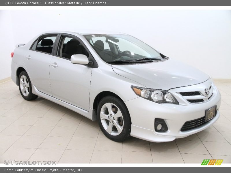 Classic Silver Metallic / Dark Charcoal 2013 Toyota Corolla S
