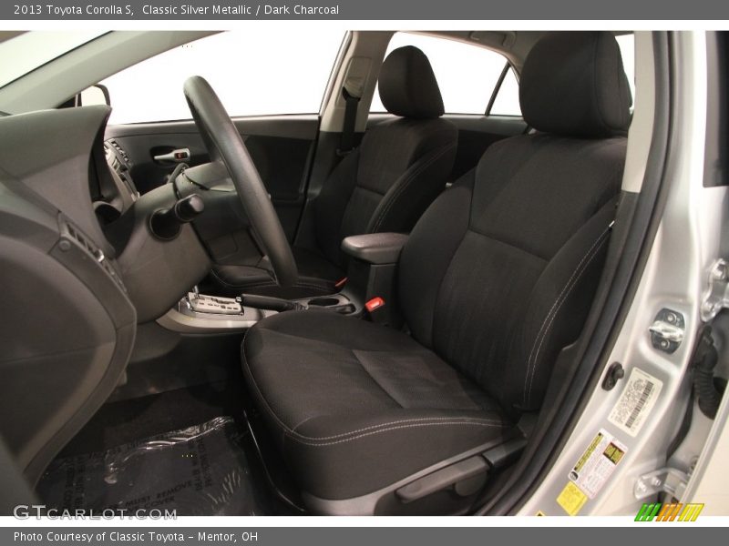 Classic Silver Metallic / Dark Charcoal 2013 Toyota Corolla S