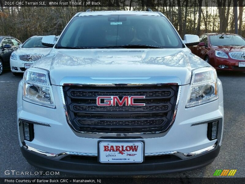White Frost Tricoat / Jet Black 2016 GMC Terrain SLE