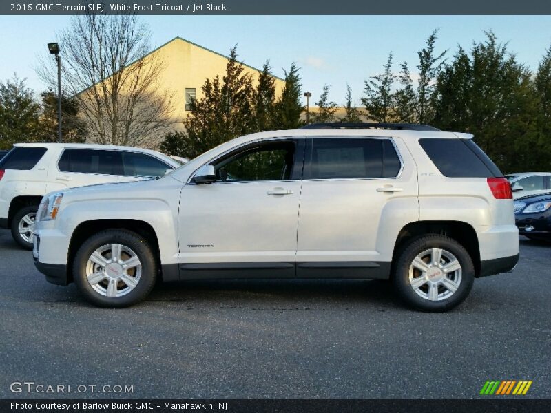 White Frost Tricoat / Jet Black 2016 GMC Terrain SLE