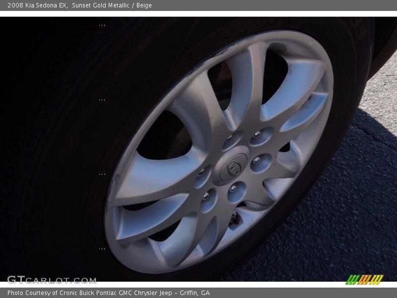 Sunset Gold Metallic / Beige 2008 Kia Sedona EX