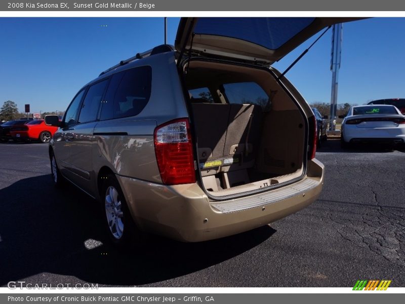 Sunset Gold Metallic / Beige 2008 Kia Sedona EX