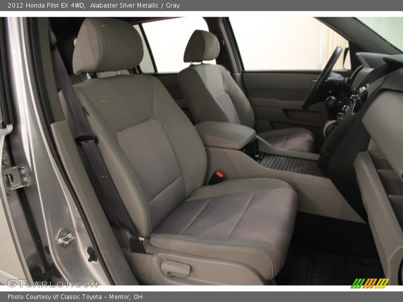 Alabaster Silver Metallic / Gray 2012 Honda Pilot EX 4WD