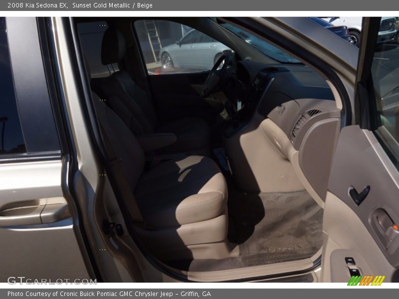 Sunset Gold Metallic / Beige 2008 Kia Sedona EX