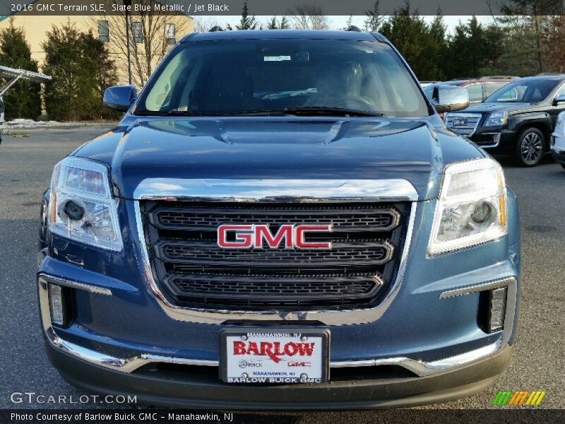 Slate Blue Metallic / Jet Black 2016 GMC Terrain SLE