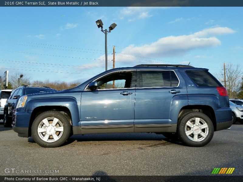 Slate Blue Metallic / Jet Black 2016 GMC Terrain SLE