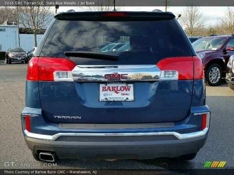 Slate Blue Metallic / Jet Black 2016 GMC Terrain SLE