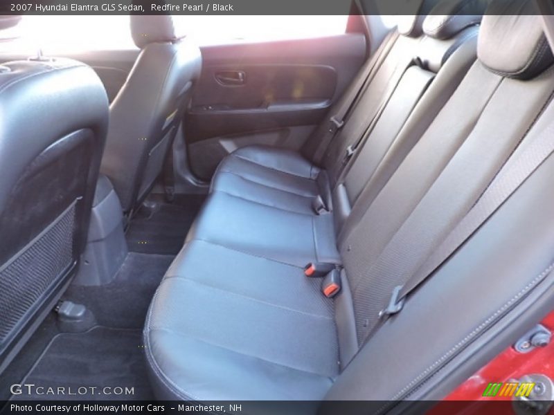 Redfire Pearl / Black 2007 Hyundai Elantra GLS Sedan