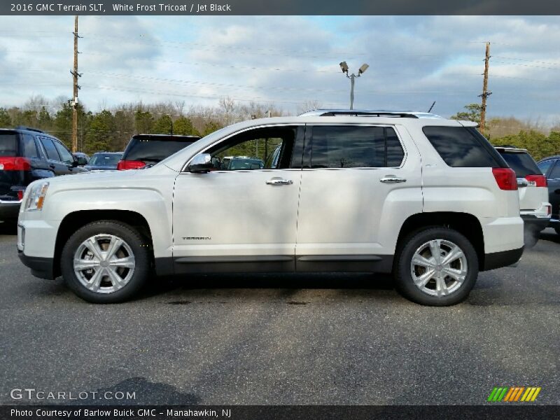 White Frost Tricoat / Jet Black 2016 GMC Terrain SLT