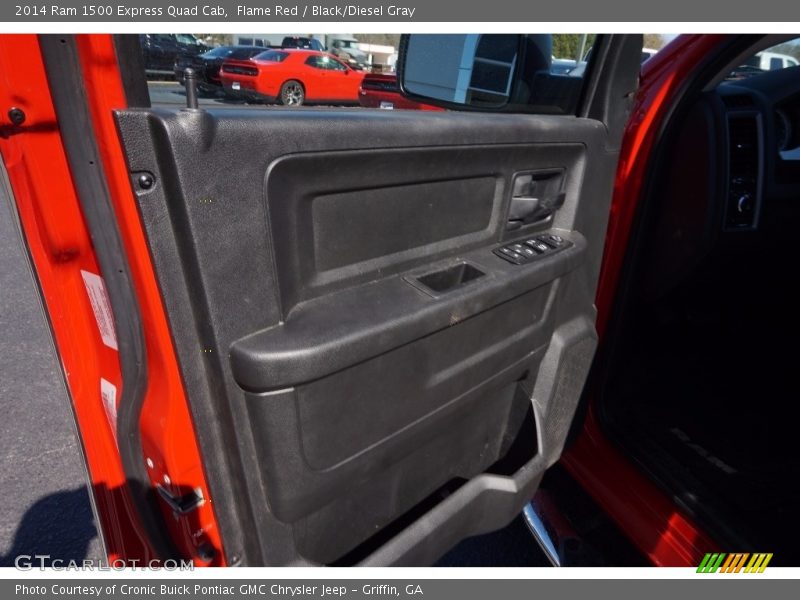 Flame Red / Black/Diesel Gray 2014 Ram 1500 Express Quad Cab