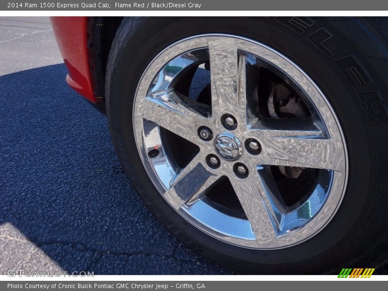 Flame Red / Black/Diesel Gray 2014 Ram 1500 Express Quad Cab