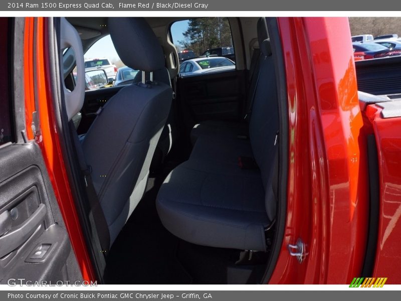 Flame Red / Black/Diesel Gray 2014 Ram 1500 Express Quad Cab